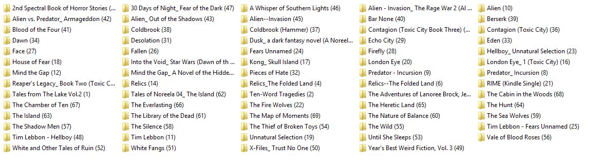 Tim Lebbon Massive eBooks Collection (epub,mobi)