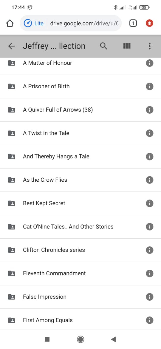 Jeffrey Archer eBooks Collection (epub,mobi)
