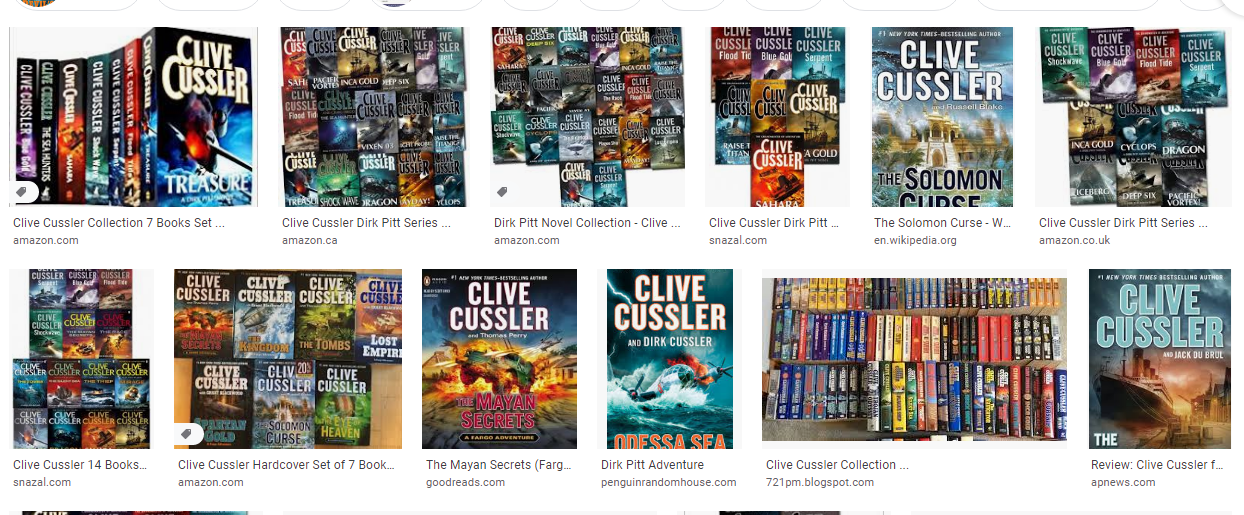 Clive Cussler books 50+ Ebook collection epub and mobi