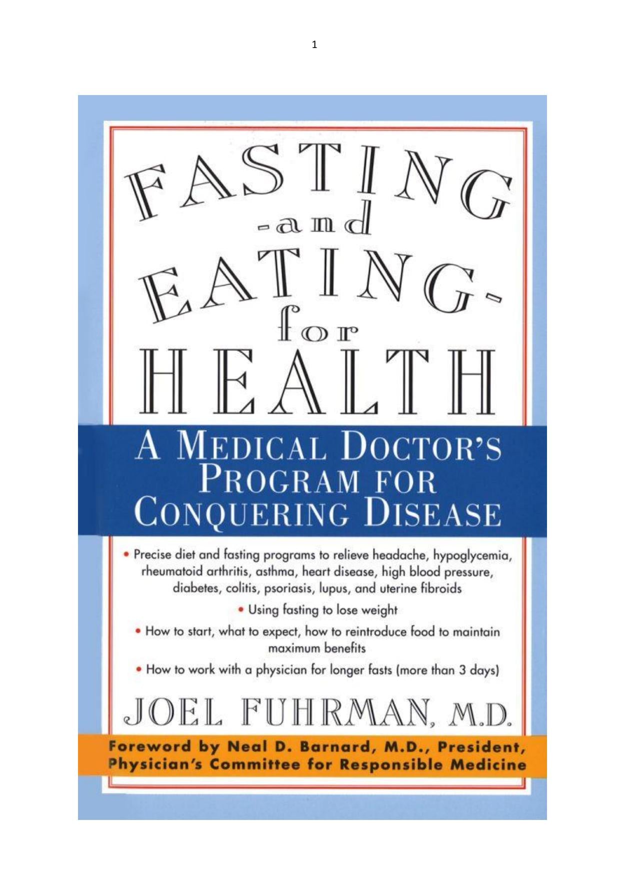 Joel Fuhrman M.D eBooks Collection (epub,mobi)