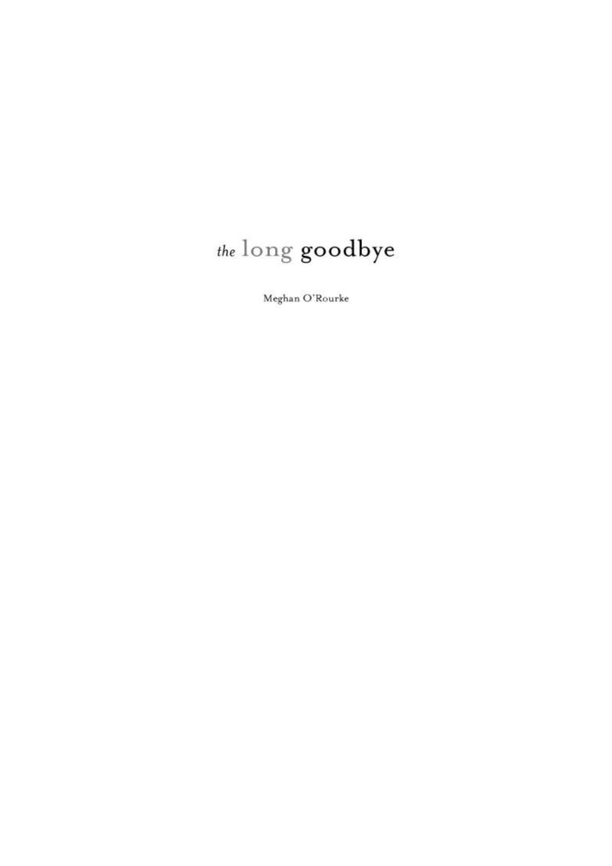 Meghan O'Rourke eBooks 4  books (epub,mobi)
